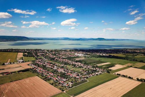 Balatonkeresztúr légi foto